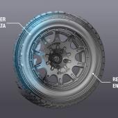 CarScan.ca Reverse-Engineering Rally Car Tire and Wheel