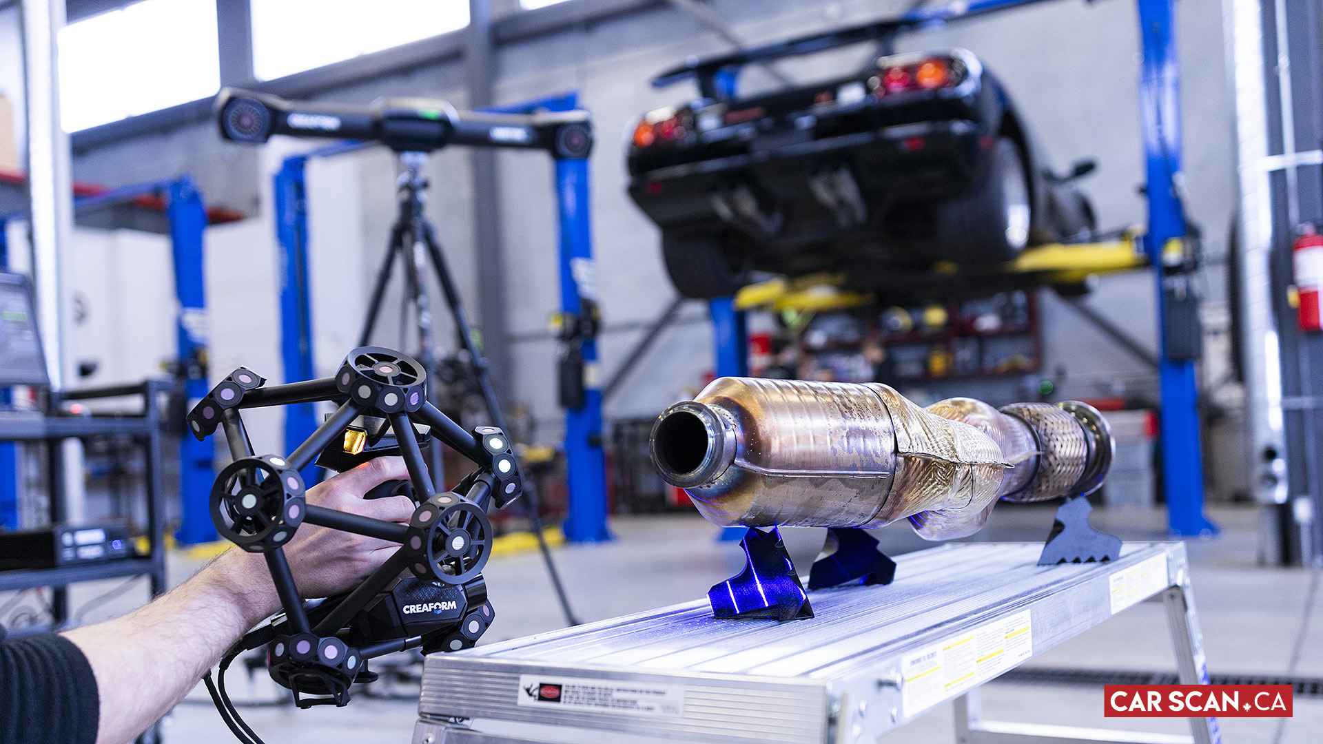 3D Laser Scanning Lamborghini Aventador LP700-4 V12 Engine, Bay, Transmission, Muffler, Catalytic Converters