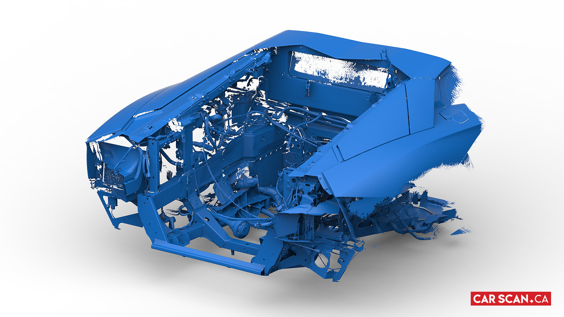3D Laser Scanning Lamborghini Aventador LP700-4 V12 Engine, Bay, Transmission, Muffler, Catalytic Converters