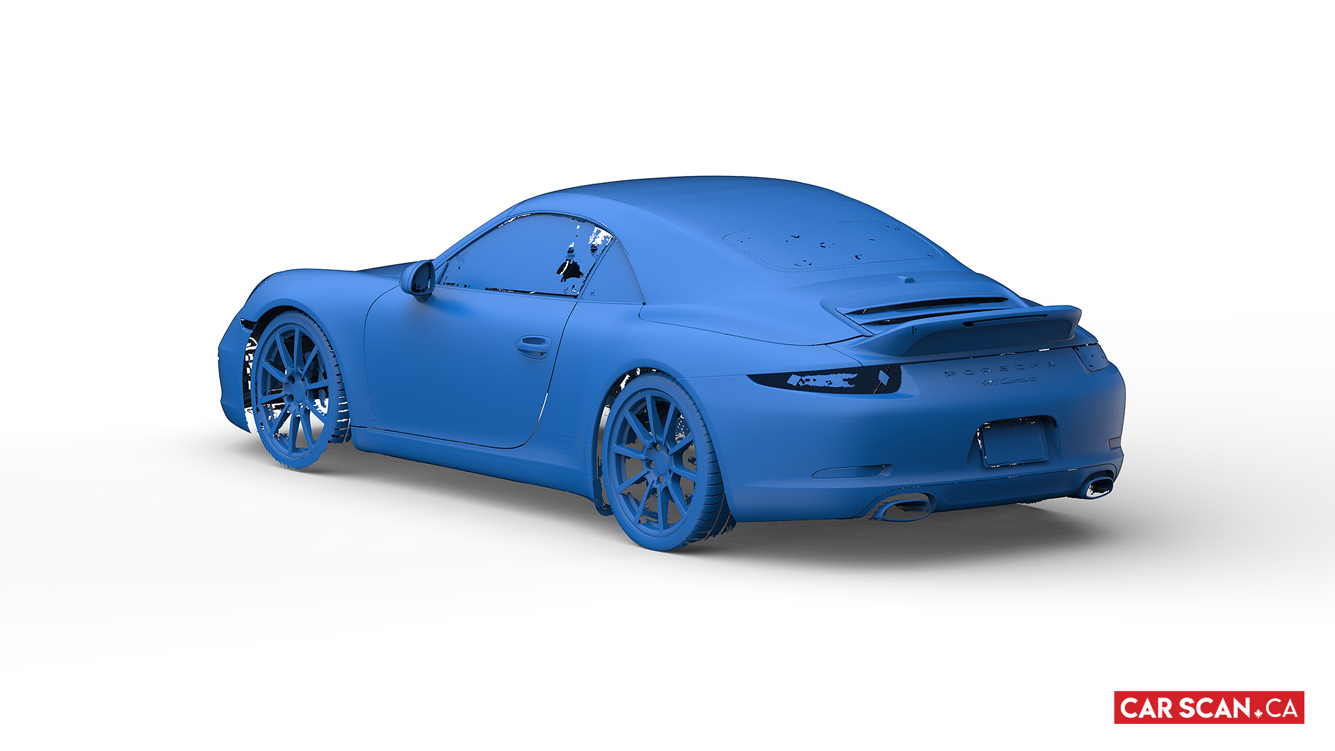 CarScan.ca Laser Scanning 2016 Porsche 911 Carrera Cabriolet