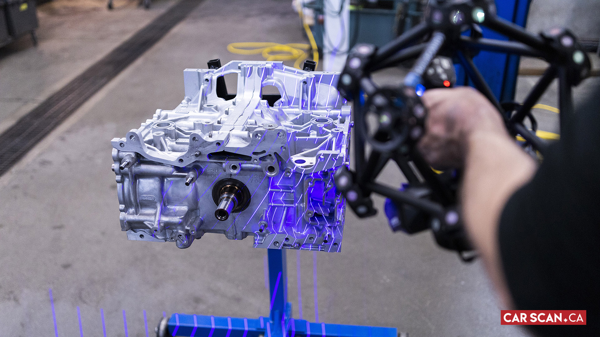 CarScan 3D Laser Scanning Subaru FA20 Engine Block Data