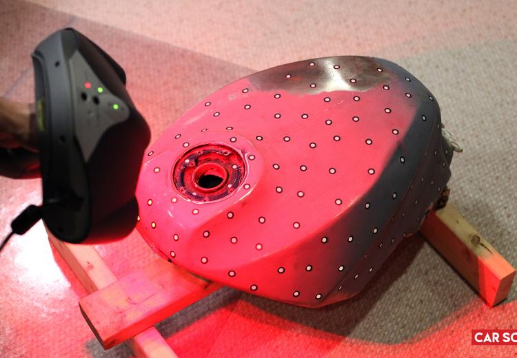 CarScan.ca 3D Laser Scanning Kawasaki Ninja Gas Tank