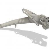 CarScan.ca Reverse-Engineering Porsche Suspension Arm NURBS