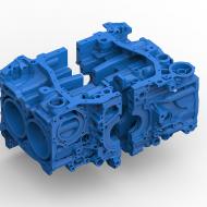 CarScan.ca 3D Laser Scanning Subaru EJ25 Engine Block