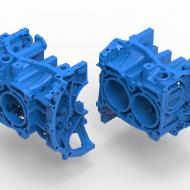 CarScan.ca 3D Laser Scanning Subaru EJ25 Engine Block