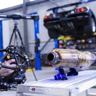3D Laser Scanning Lamborghini Aventador LP700-4 V12 Engine, Bay, Transmission, Muffler, Catalytic Converters